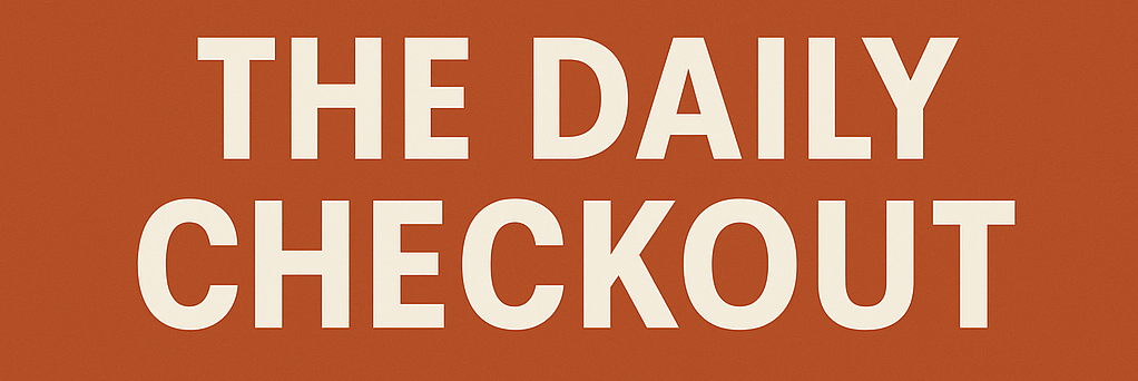 Logo for The Daily Checkout Podcast
